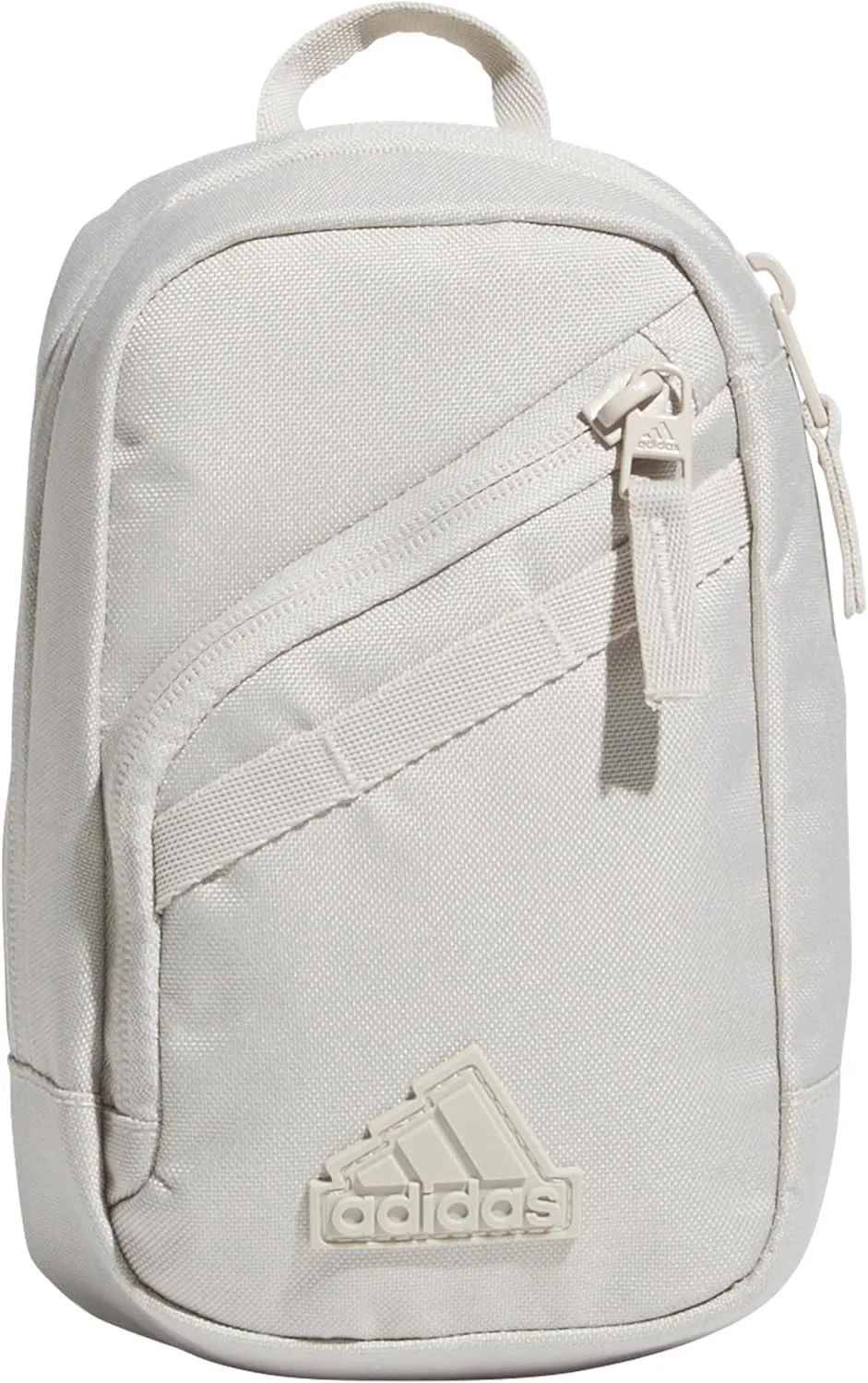 adidas Prime Mini Sling Crossbody Bag, Small Size for Festivals and Travel, Wonder Alumina Grey, OSFA