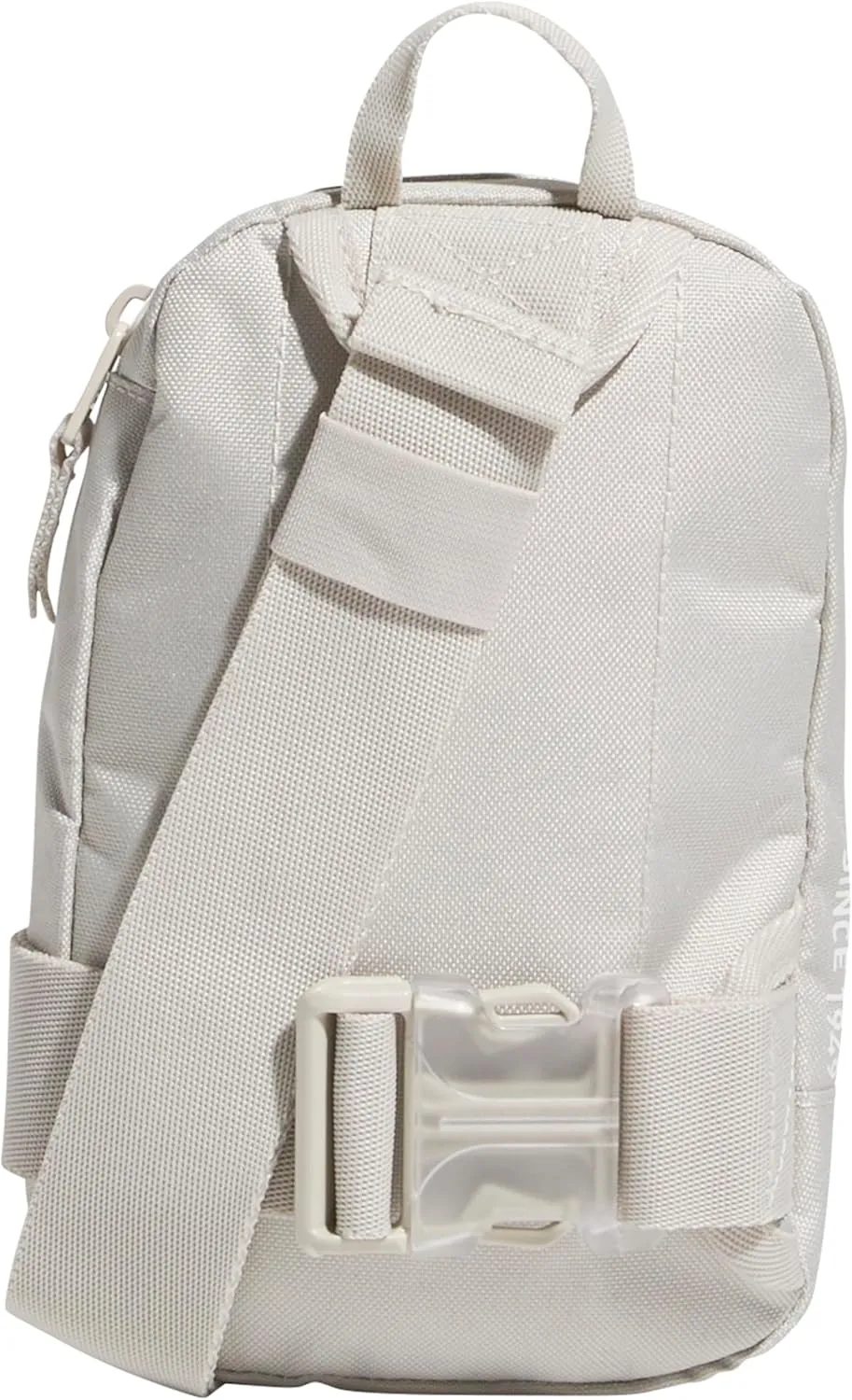 adidas Prime Mini Sling Crossbody Bag, Small Size for Festivals and Travel, Wonder Alumina Grey, OSFA