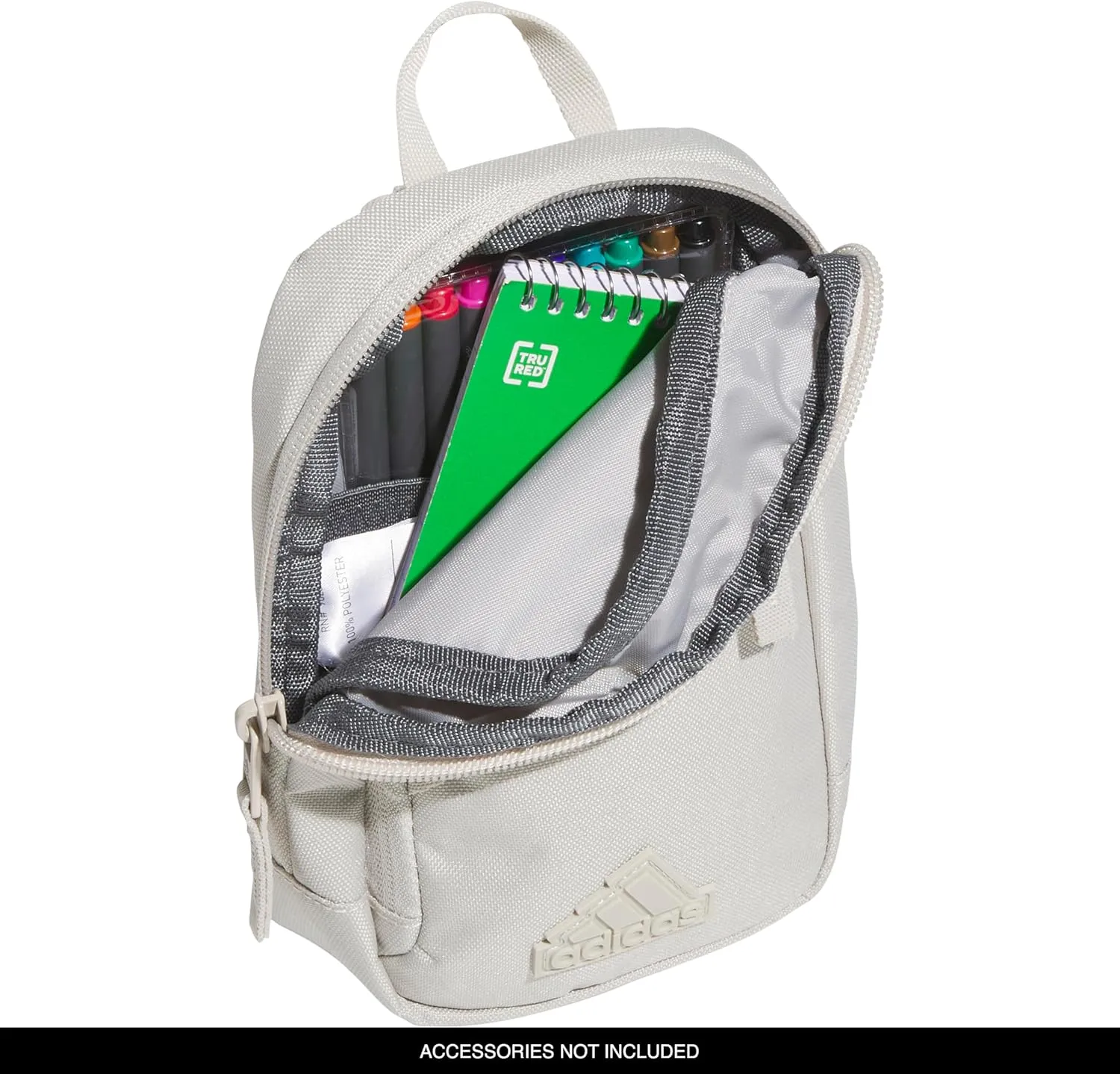adidas Prime Mini Sling Crossbody Bag, Small Size for Festivals and Travel, Wonder Alumina Grey, OSFA