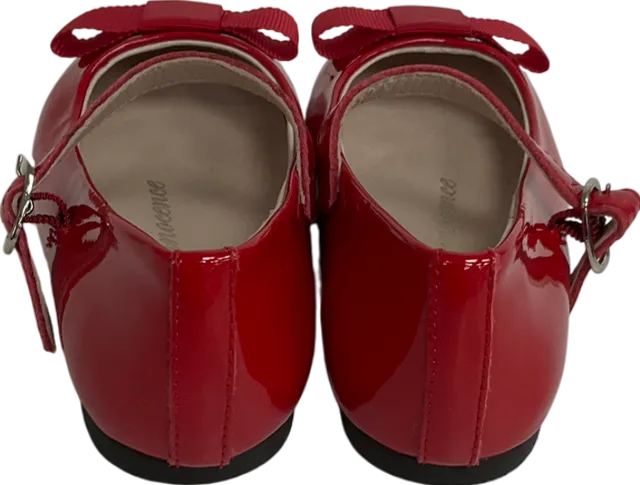 Age of innocence Ellen Red Bow front shoesUK 5.5 EU 22 👼