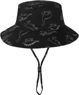 Baby Sun Hat UPF 50  Sun Protective Toddler Bucket Hat Summer Kids Beach Hats Wide Brim Outdoor Play Hat for Boys Girls