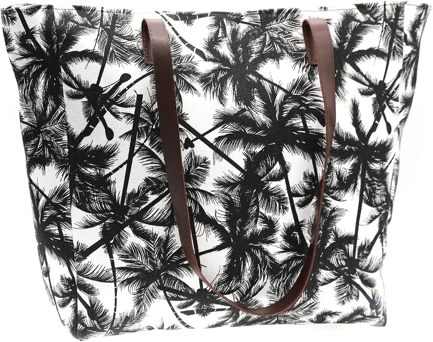 JNF Extra Large Canvas Beach Bags for Women Shoulder Bag Beach Tote Bag with Cotton Rope Handles