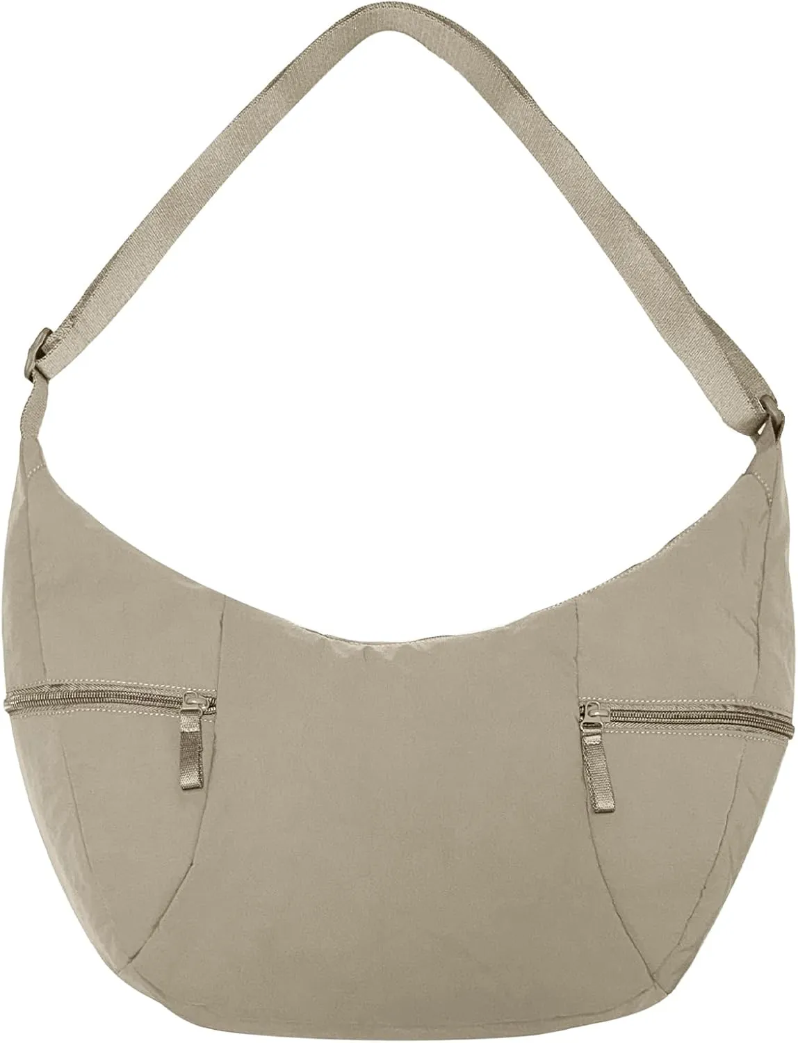 Lightweight Nylon Crossbody Bag for Women Crescent Crossbody Bag with Adjustable Strap