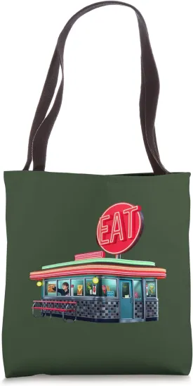 Old-School American Roadside Diner Tote Bag