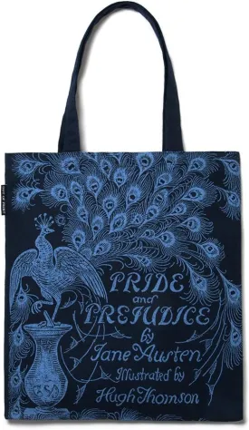 Out of Print Literary and Book-Themed Canvas Tote Carrying Bag for Book Lovers, Readers, and Bibliophiles