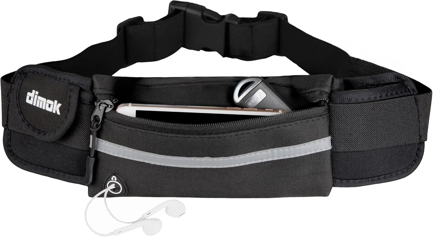 Running Belt Waist Pack - Water Resistant Runners Belt Fanny Pack for Hiking Fitness  Adjustable Running Pouch for Phones iPhone Android