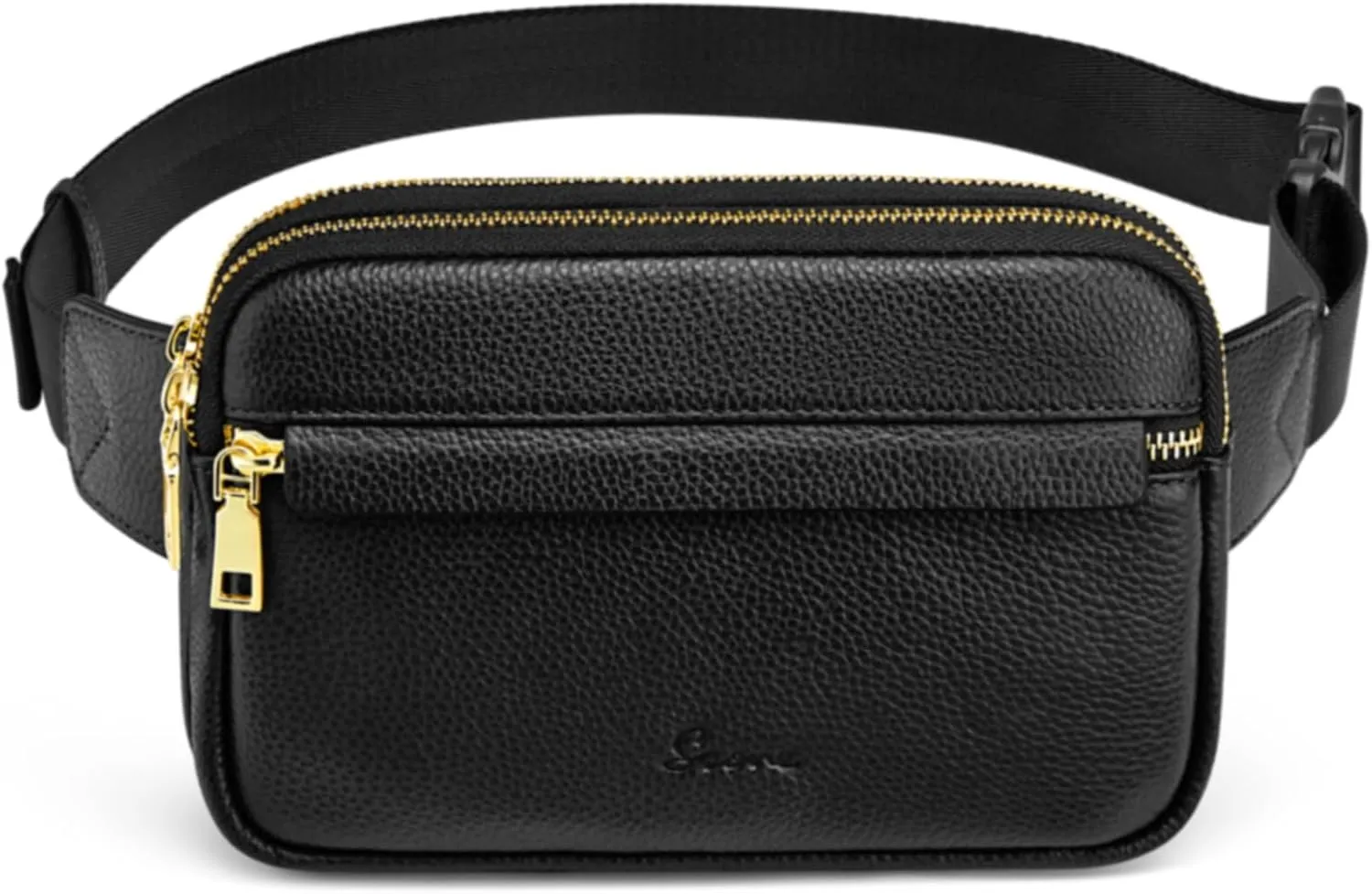 S-ZONE Fanny Packs for Women Genuine Leather RFID Blocking Crossbody Bags Purses Sling Waist Chest Bag Gifts Travel Running Adjustable Strap Men