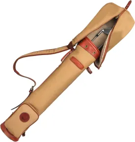 Tourbon Vintage Golf Bag Training Accessories Golf Club Carry Sunday Bags Pouch