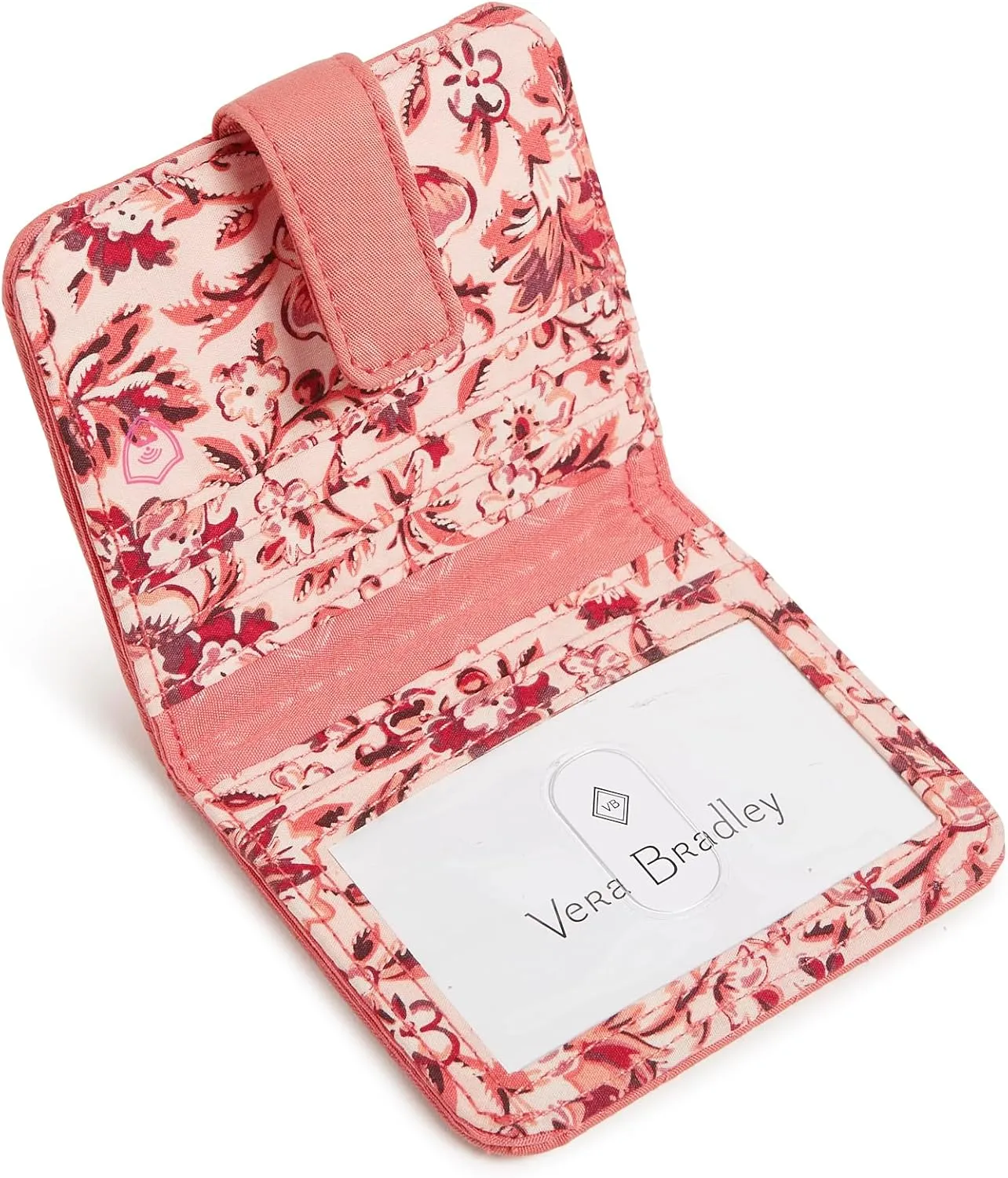 Vera Bradley Women's Cotton Finley Small Wallet with RFID Protection