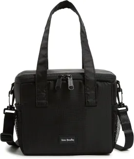 Vera Bradley Women's Recycled Ripstop Lunch Cooler, Black, One Size